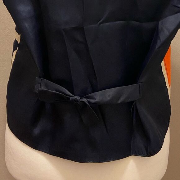 Irwin Alan Chicago NWOT button down graphic print vest S - Picture 5 of 6